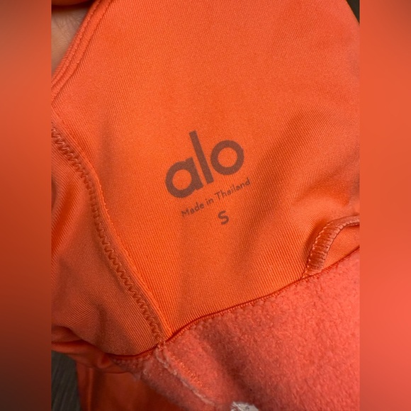 Alo Yoga Alosoft Showcase Dress Candy Orange Small - Picture 13 of 14